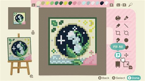 I made a flag based on a lily-of-the-valley artwork I saw here! : AnimalCrossing | Animal ...