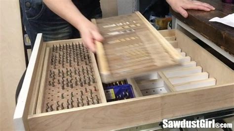 Drill Bit Storage Tray - Sawdust Girl®