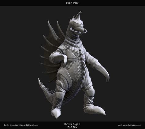 Showa Gigan (Classic Gigan aka 1972 Gigan) — polycount