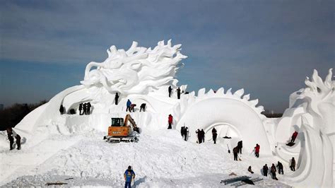 Harbin Ice and Snow Festival: A sneak peek at this year's sculptures - CGTN