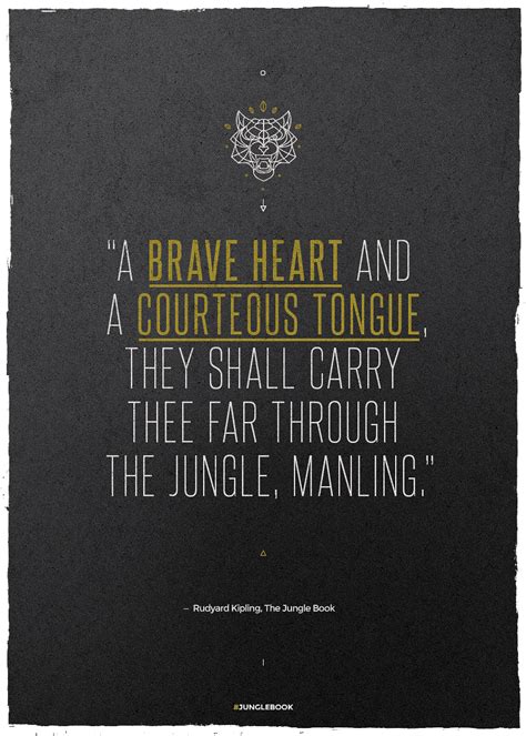 The Jungle Book Social on Behance | Jungle book quotes, Quotes from ...