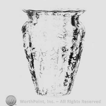 Mark with Glass Pattern: Oak Leaf; vase. | #325176