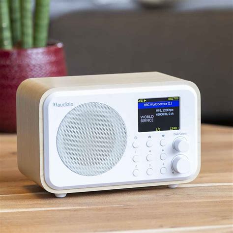 Audizio Venice White Internet WiFi Clock Radio BT