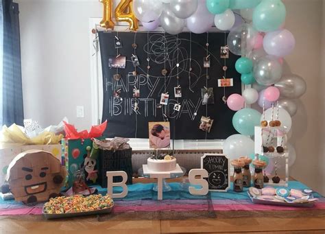 BTS birthday theme | Temas de fiesta de cumpleaños, Pasteles de cumpleanos fiestas, Bts cumpleaños