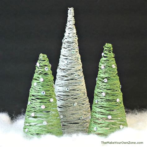 How To Make A String Christmas Tree - The Make Your Own Zone