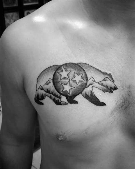 20 Stunning Tennessee Flag Tattoo Ideas for Men