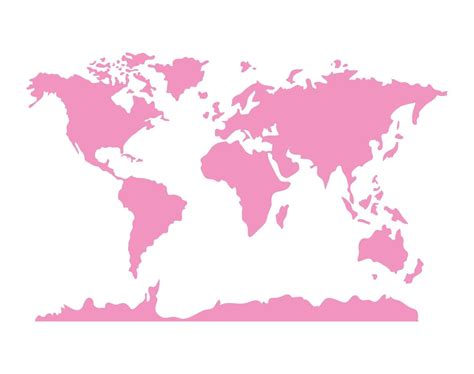 pink world map vector design 4057659 Vector Art at Vecteezy