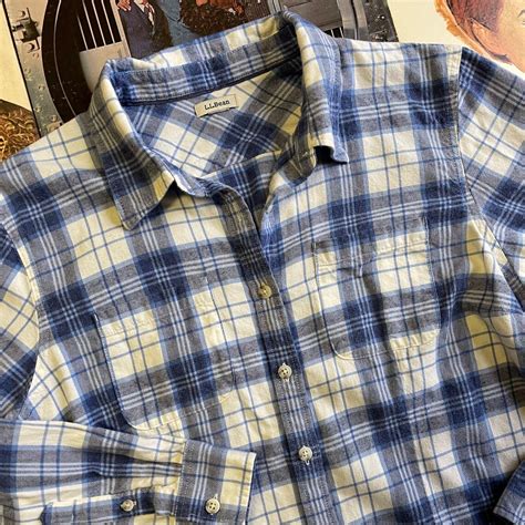 L.L. Bean Flannel Shirt | Etsy