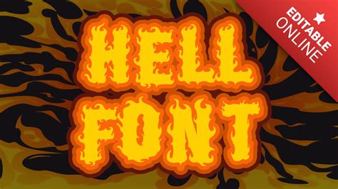 Hell Font | Text Effect Generator