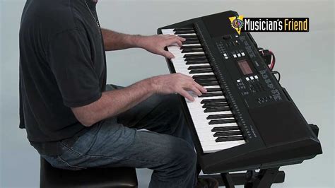 Yamaha PSRE343 61-Key Portable Keyboard - YouTube