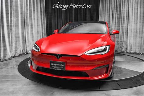 2021 Tesla Model S Plaid Sedan Red Multi-coat! Only 144 Miles! Autopi ...