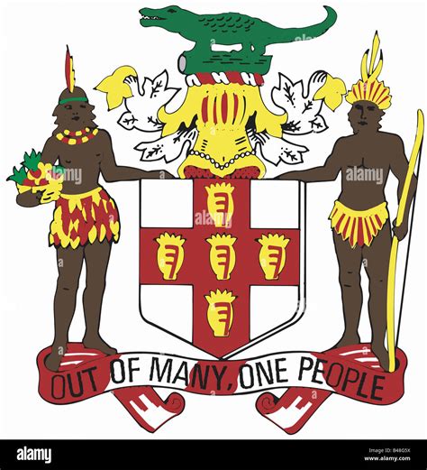 Jamaica coat of arms hi-res stock photography and images - Alamy