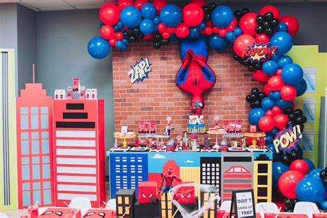 Kara's Party Ideas Spiderman Birthday Party | Kara's Party Ideas