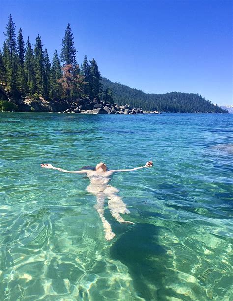 Lake Tahoe’s beautiful secret cove! A great place to get naked and soak ...