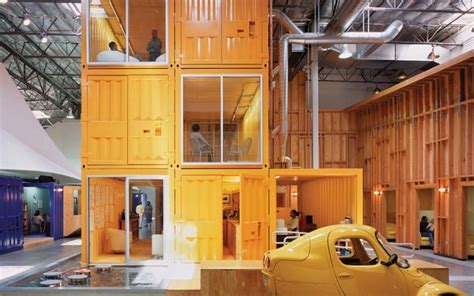 LA Warehouse Office is a Shipping Container City | Inhabitat - Green Design, Innovation ...