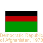 Democratic Republic of Afghanistan 1978 | Flag | Afghanistan | OzOutback