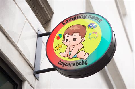 Daycare baby logo on Behance