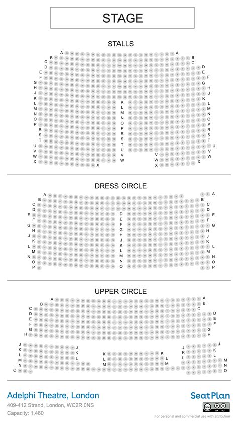 Adelphi Theatre London Seating Plan & Seat View Photos | SeatPlan