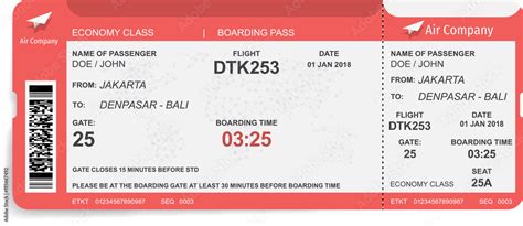 Boarding pass design background. Vector illustration of airline ...