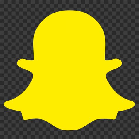 HD Yellow Snapchat Ghost Logo Icon Symbol PNG | Citypng