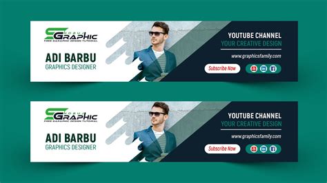 How To make a YouTube Channel Art Banner - Photoshop Cc - YouTube