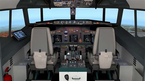 737NG Simulator, 180° 5 monitor 4K UHD Visual | Flight Simulator Center