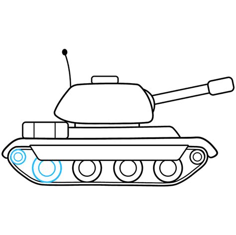 How to Draw a Tank - Really Easy Drawing Tutorial