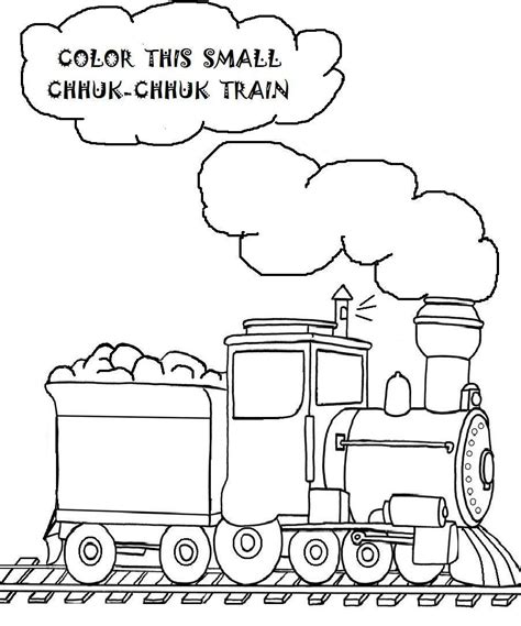 Free Printable Train Coloring Pages For Kids