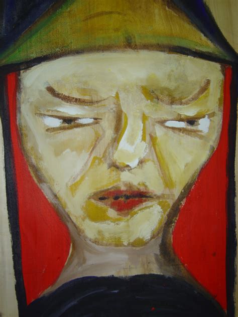 Free Images : man, portrait, chinese, color, asia, painting, wood work, face, modern art ...