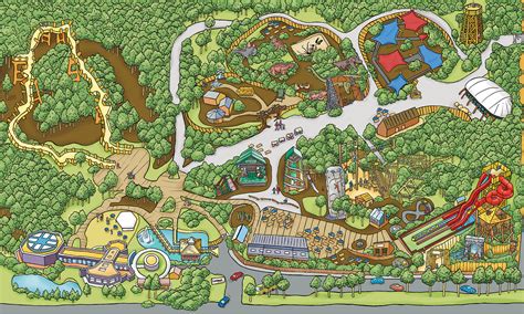 Landmark Forest Adventure Park Map