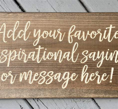 6"x9" Custom Wood Sign Personalized Quote Saying Wooden Plaque Signs; – Sullivan Woodwork