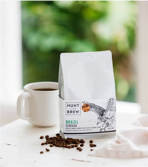 BRAZIL COFFEE BEANS 250G - Hunt and Brew