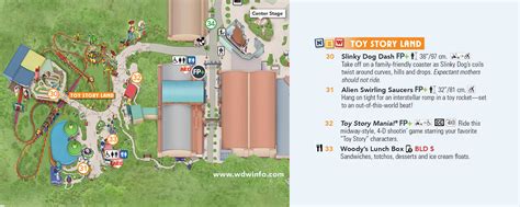 Toy Story Land Map at Walt Disney World