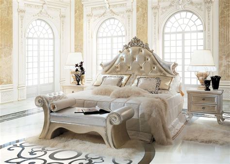 Luxury classic bed, upholstered headboard tufted | IDFdesign