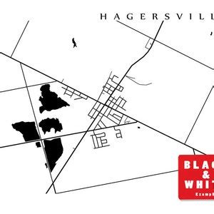 Hagersville Ontario Map Print - Etsy