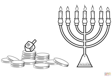 Menorah Drawing at GetDrawings | Free download