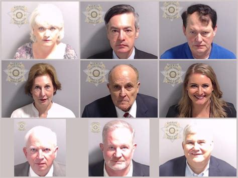 Fulton County Releases Giuliani, Co-Defendants' Mugshots in Trump