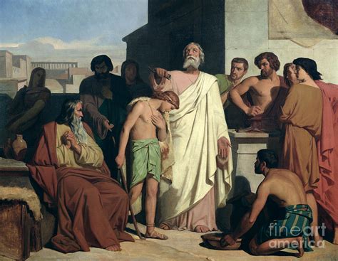 Annointing Of David By Saul Painting by Felix-Joseph Barrias