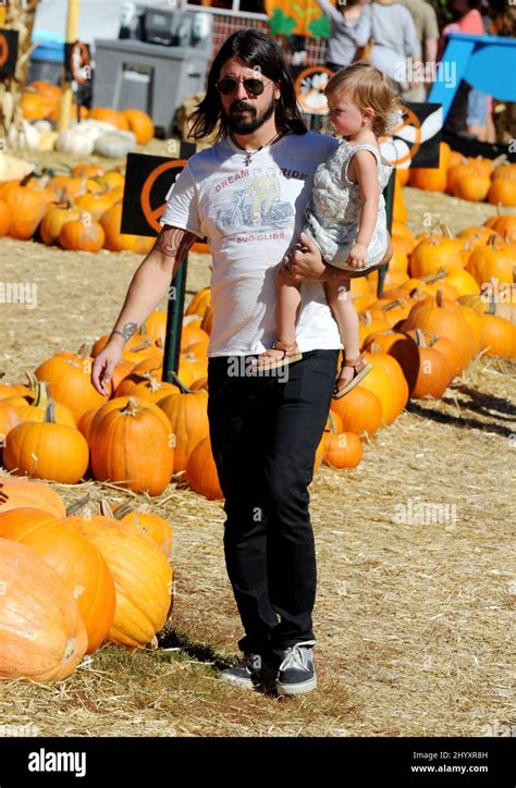 Dave Grohl and daughter Harper Willow Grohl are seen shopping at Mr bones Pumkin Patch in Los ...