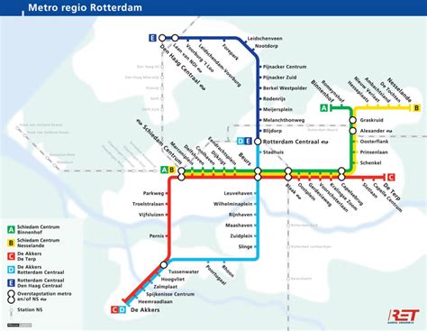 Transit Maps: Official Map: Rotterdam Metro, The Netherlands, 2012