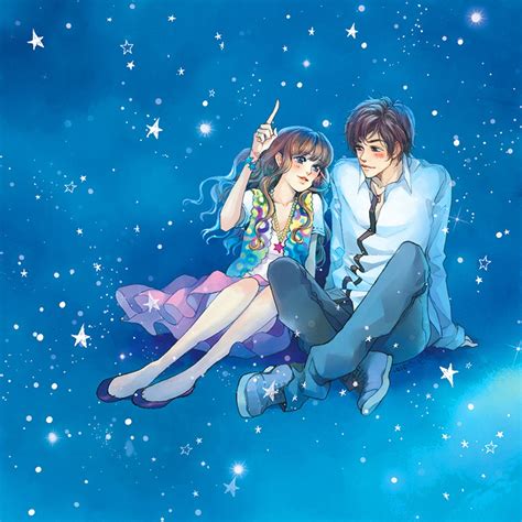 Anime Girl And Boy Sitting Together Wallpapers - Wallpaper Cave