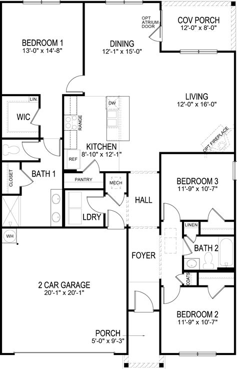 Floor Plan in Towering Oaks | Knoxville, TN | D.R. Horton