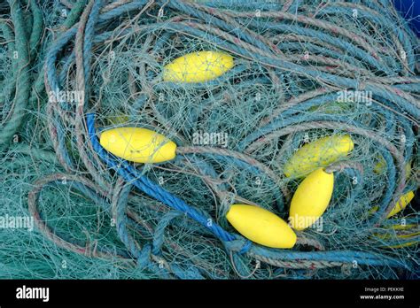 commercial fishing nets Stock Photo - Alamy