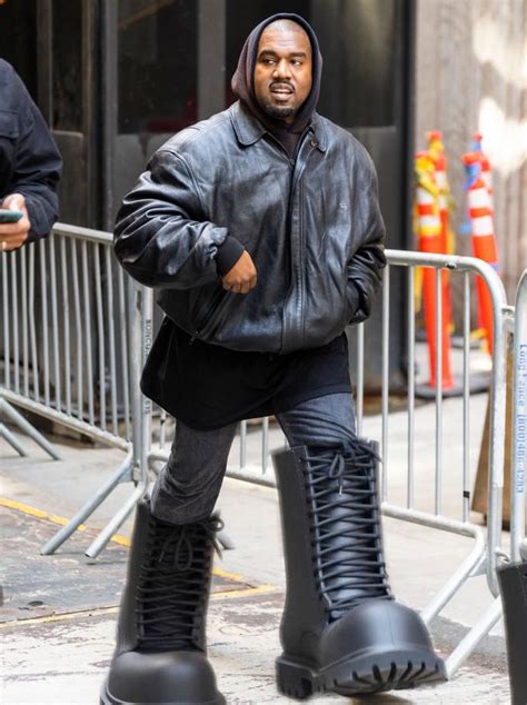 Kanye West Big Boots | Kanye West's Big Balenciaga Boots | Know Your Meme