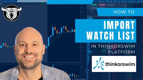 How to Import Your Watch List Into ThinkorSwim Platform - YouTube