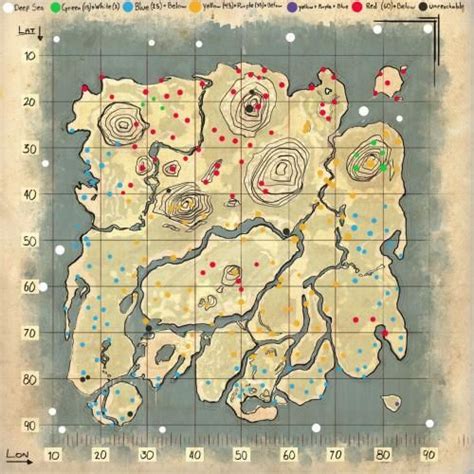 Useful Maps - General Discussion - ARK - Official Community Forums | Ark survival evolved bases ...