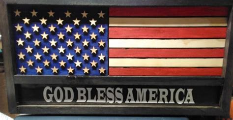 Rustic Wood Flag Wall Art - Etsy