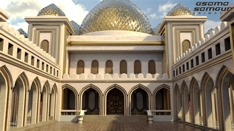 Video - Arabian Castle and Dancing Fountain on Behance