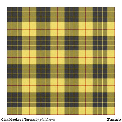 Clan MacLeod Tartan Macleod Tartan, Clan Macleod, Custom Printed Fabric ...