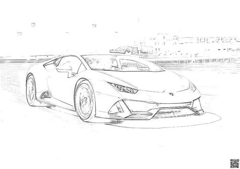 Lamborghini Huracan Coloring Pages